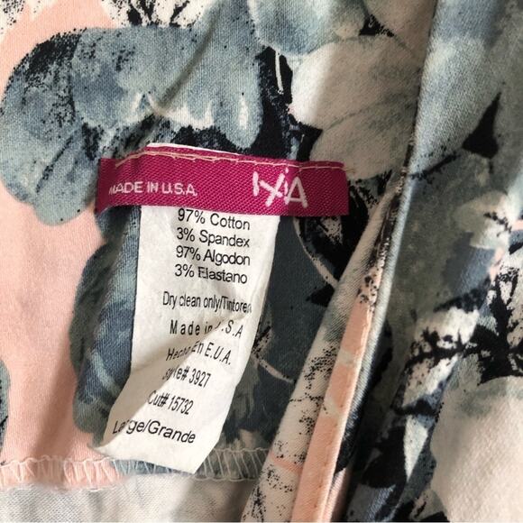 Modcloth IXIA Contrast As You Can Pink and Blue Floral Skater Pinup Tank Dress - Picture 7 of 8